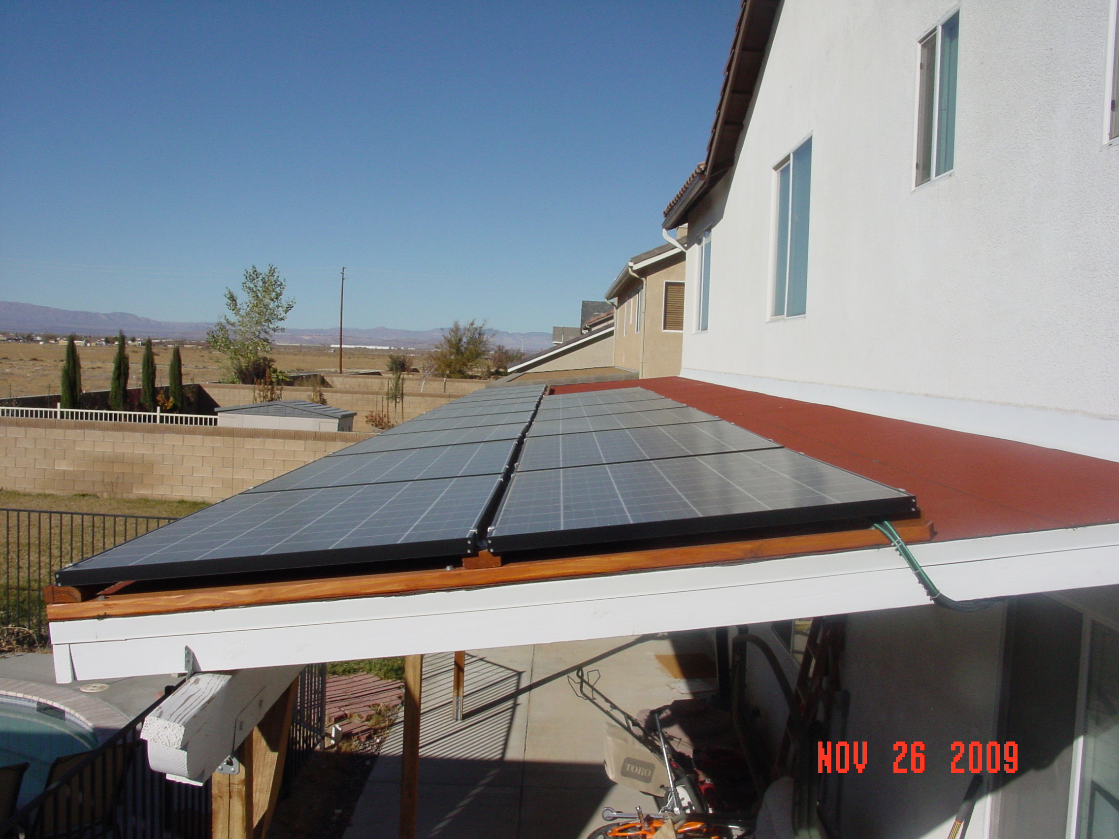 Outback-tied PV array